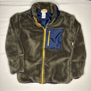 Tommy Bahama Full Zip Fleece Youth Jacket Sz M(7-8)Thick Outdoor‎ Lined Pocket.